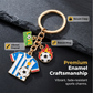 Fan Football Keychain