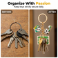 Fan Football Keychain