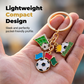 Fan Football Keychain