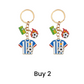 Fan Football Keychain