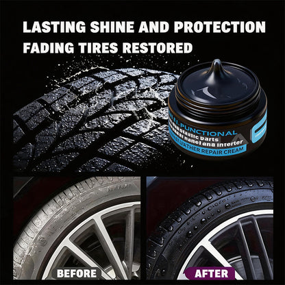 🚗LAST DAY SALE: ONLY ￡8.99!!🎁✨Multi-Functional Plastic & Tire Restorer Cream