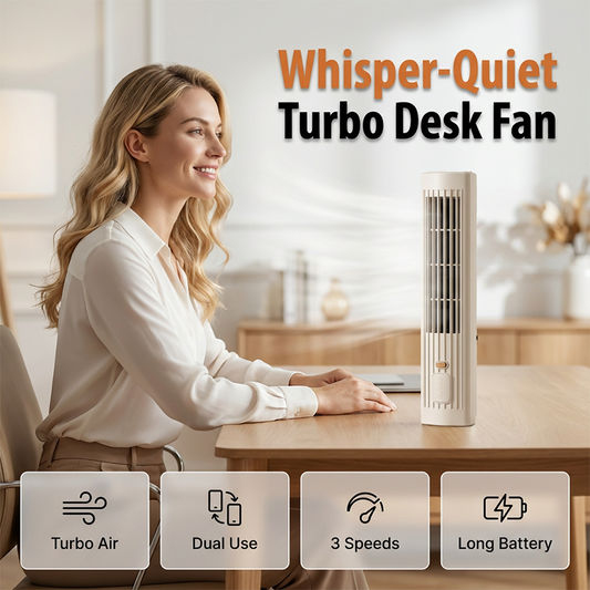 Rechargeable Vertical & Horizontal Air Circulator Fan