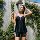 🏖️Summer Hot Sale 50% OFF🌊Women's Plus Size Flowy Tankini Top and Shorts Bathing Suit ✨