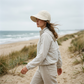 ⏳ LAST DAY SALE: ONLY £14.99!! 🎁✨ Women's UPF 50+ Elegant Foldable Sun Hat – Wide-Brim Cotton Bucket Hat with Neck Flap & Adjustable Strap – Packable, Breathable & Beach-Ready 🌞🇬🇧