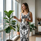 🎁2026 New Arrivals 60% OFF💥Women's Classic Floral Print Maxi Dress