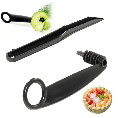🥳2026 HOT SALE🥳💞50K+ SOLD! 🔪🍓 50% OFF! Spiral & V Tool Duo for Fruit Decorating – food-grade steel blades, dual creative tools, ergonomic grip. Turn fruit into edible art in seconds! ✨💪