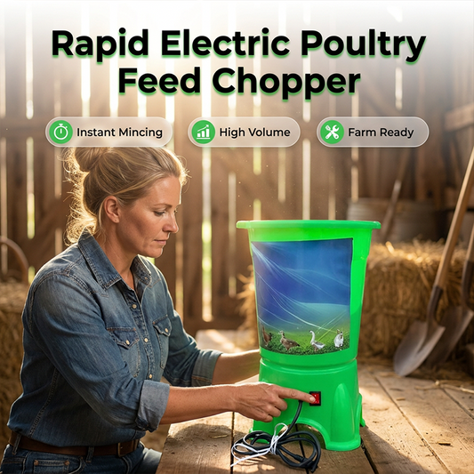 🎉 2026 Sale — Over 47,000 Sold ⚡ Electric Poultry Feed Processing Chopper 🐔