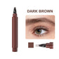 🔥Buy 2 Get 1 Free!💅 Loved by celebrity makeup artists!Waterproof Four-tip Beard and Eyebrow Pen