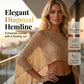 🏖️ Lightweight Hollow Out Poncho Shawl — Soft Knit Cover-Up for Beach & Daily Wear
