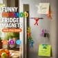 📢📢50% OFF !! ⏰🧲🧸 Posable magnetic figures – hold notes, relieve stress, brighten any space!