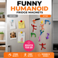 📢📢50% OFF !! ⏰🧲🧸 Posable magnetic figures – hold notes, relieve stress, brighten any space!