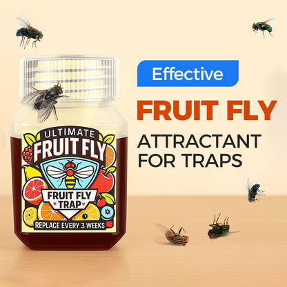 🚫Effective Fruit Fly Attractant for Traps— Strong Apple Cider Vinegar-Based Lure | Non-Toxic | Proven Indoor Formula | Easy-to-Use