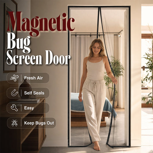 ✨️Last Day 50% OFF🚪✨ MAGNETIC BUG-FREE DOOR SCREEN – INSTANTLY KEEPS OUT FLIES, MOSQUITOES & WASPS! ✅ Self-Closing • Easy No-Drill Install • Pet & Kid Friendly
