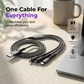 66W 3-in-1 Fast Charging Cable
