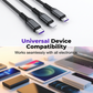 66W 3-in-1 Fast Charging Cable