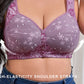 Wire-Free Support Bra with Wide Straps