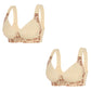 Wire-Free Support Bra with Wide Straps