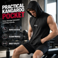 🎁2026 New Arrivals 50% OFF💥Men Quick-Dry Sleeveless Training Hoodie Vest – Breathable Lightweight Fabric, Kangaroo Pocket, Maximum Mobility, Gym Workout & Running Athletic Top