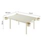 Portable Foldable Camping Table with Built-in Cup Holder