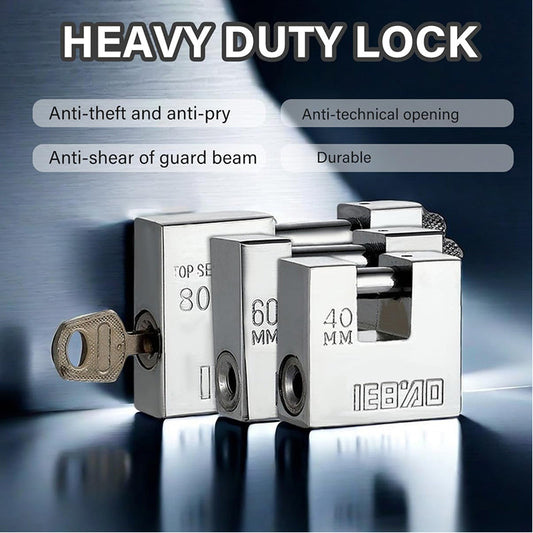 High-Security Shackle Lock for Garages and Motorcycles