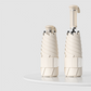Portable parasol with telescopic handle