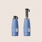 Portable parasol with telescopic handle