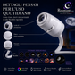 🌌 66% OFF NOW! 💫 USB lamp with starry sky projection – 13 interchangeable film discs & flexible neck – perfect for the bedroom ✨