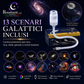 🌌 66% OFF NOW! 💫 USB lamp with starry sky projection – 13 interchangeable film discs & flexible neck – perfect for the bedroom ✨