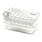 Press-Type Ice Cube Mold with Storage Box and Lid