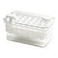 Press-Type Ice Cube Mold with Storage Box and Lid