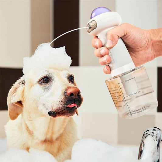 Electric Foaming Shampoo Dispenser for Pet Bathing