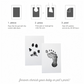 Mess-Free Paw Print Kit for Dogs & Cats