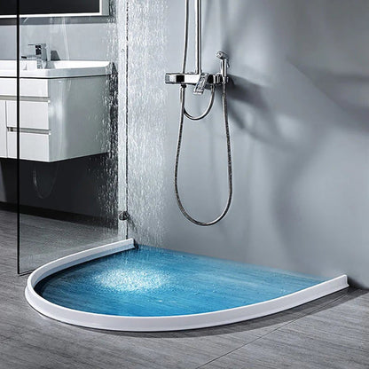 🏆 Last Day Special Price £8.99! 🚿Self‑Adhesive Water Retaining Strip – Flexible Shower Water Barrier Dam, Stop Bathroom Water Splashing & Flooding for Wet‑Dry Separation