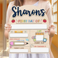 Wooden First Day of School Sign