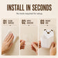 Punch-Free Wall Storage Box for Kitchen & Bathroom
