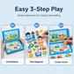 🥳2026 HOT SALE🥳💞50K+ SOLD! 🧩✨ 50% OFF! Kids Magnetic Quiet Book – Foldable scenes, magnetic play & educational fun. Boosts creativity & learning – perfect for boys & girls! 🎨🧒