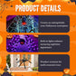 ❄️Summerfresh 50% OFF!🎃Giant Halloween Spider Web Lights & Hairy Spider Decor – Choose 5m LED Web, 150cm Spider or Complete Set