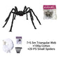 ❄️Summerfresh 50% OFF!🎃Giant Halloween Spider Web Lights & Hairy Spider Decor – Choose 5m LED Web, 150cm Spider or Complete Set