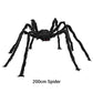 ❄️Summerfresh 50% OFF!🎃Giant Halloween Spider Web Lights & Hairy Spider Decor – Choose 5m LED Web, 150cm Spider or Complete Set