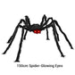 ❄️Summerfresh 50% OFF!🎃Giant Halloween Spider Web Lights & Hairy Spider Decor – Choose 5m LED Web, 150cm Spider or Complete Set