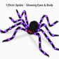 ❄️Summerfresh 50% OFF!🎃Giant Halloween Spider Web Lights & Hairy Spider Decor – Choose 5m LED Web, 150cm Spider or Complete Set