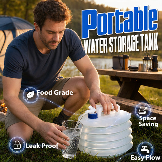 Collapsible Water Container Portable Camping Bucket