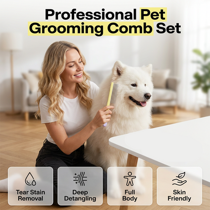 Gentle Professional Pet Face Comb