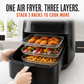 Stackable air fryer racks