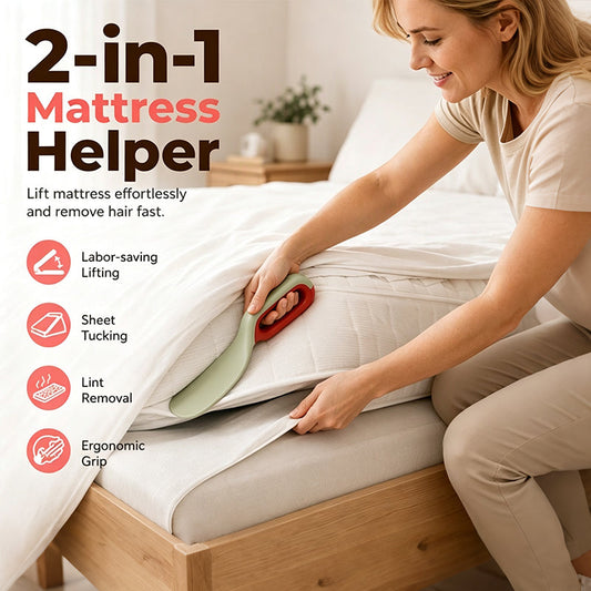 2-in-1 Mattress Lifter and Lint Remover Tool