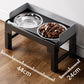 Adjustable Elevated Pet Feeder with Double Bowl
