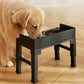 Adjustable Elevated Pet Feeder with Double Bowl