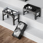 Adjustable Elevated Pet Feeder with Double Bowl