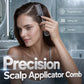 Apply Scalp Care Instantly! Precision Liquid Applicator Comb