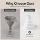 Foldable Silicone Collapsible Wide Mouth Funnel